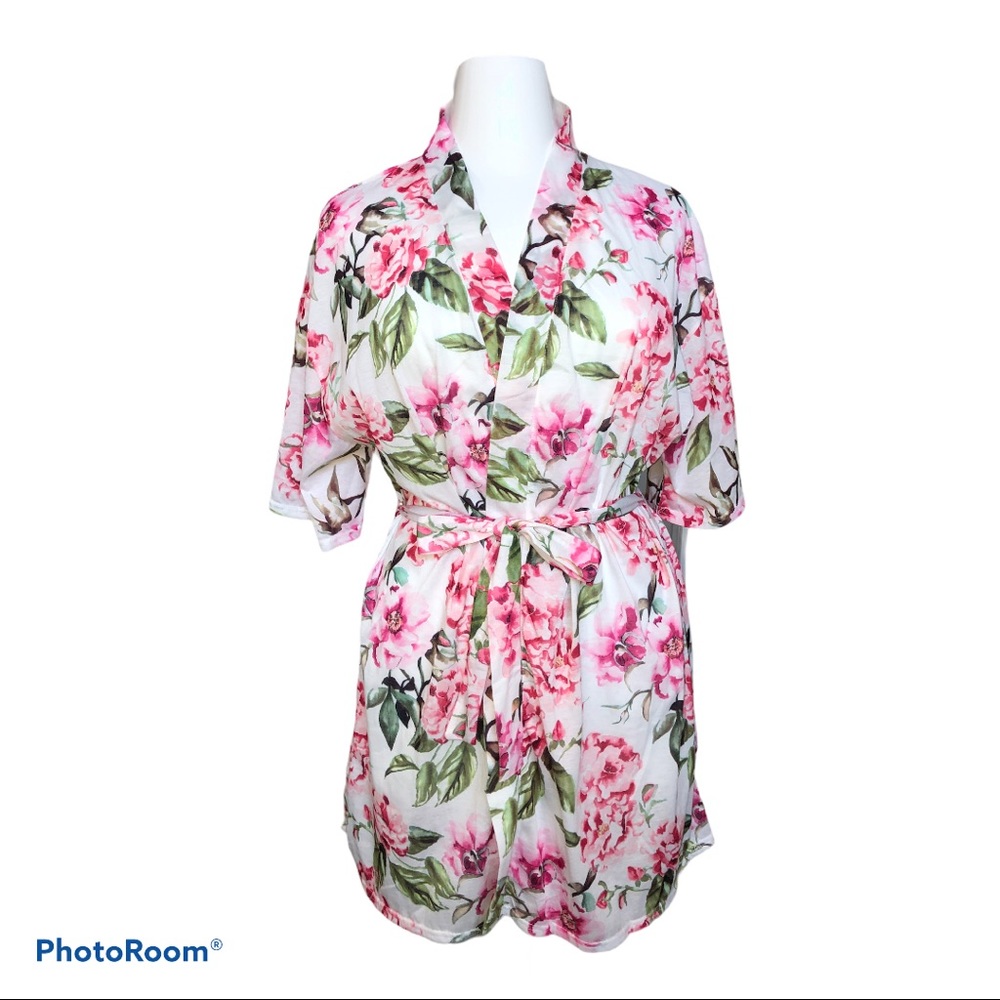 Show Me Your Mumu Pink Floral Robe